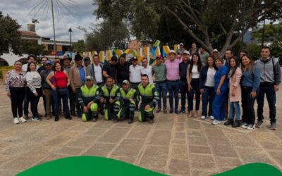 Entrega de Banco de maquinaria amarilla para el mantenimiento vial rural en Sutamarchán