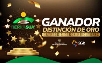 DISTINCIÓN DE ORO TierraSua S.A.S. es reconocida entre las mejores gestoras de recursos públicos en Colombia