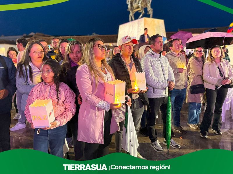 TierraSua en ‘Unidos por la paz. Velatón por la vida’