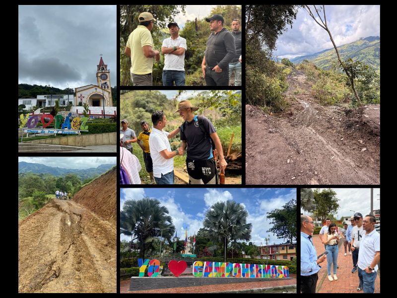 Campohermoso y Páez: Caminos de diálogo y trabajo conjunto para superar la emergencia invernal